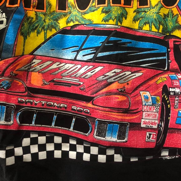 C1996 Daytona 500 Moto Tee Mens Size M , Pit Lizard , Motorsport Junkie - Picture 3 of 10